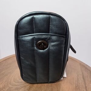 Coach Tall Camera Bag With Quilting with Turnlock